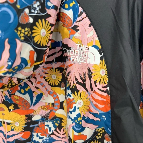 The North Face Hydrenaline 2000 Windwall Jacket Black Multicolored Print NWT - Picture 7 of 17